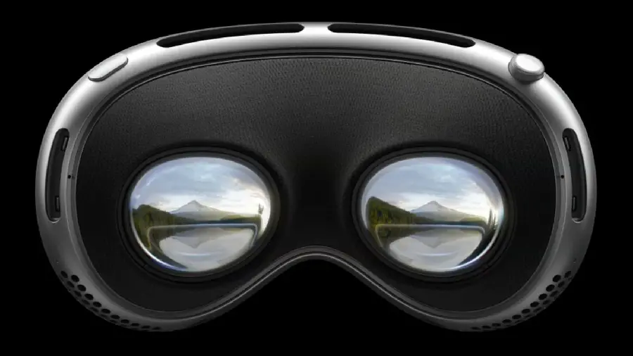 The latest image of the quality of what can be seen with the eye in the Apple mixed reality headset