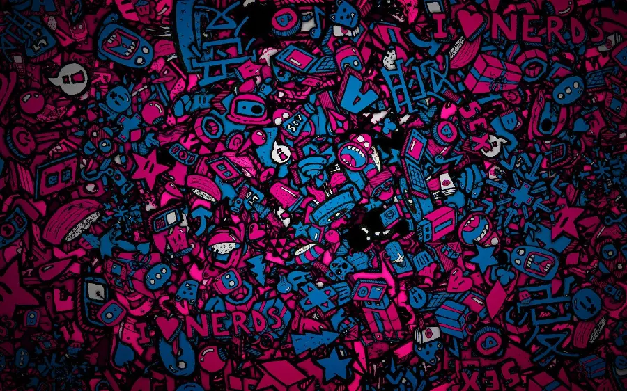 Download strange and unique 3D abstract wallpaper for background 