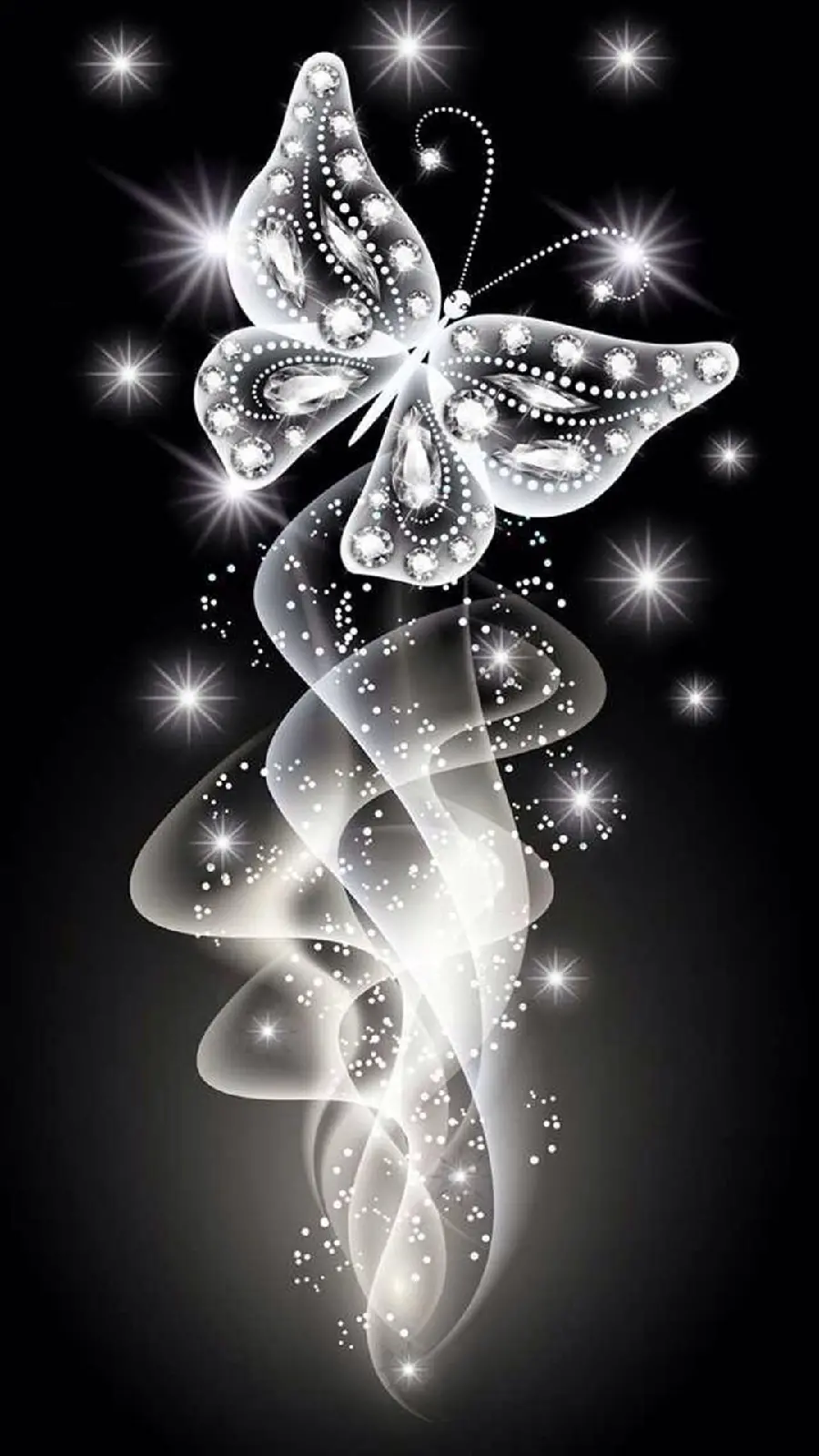 Beautiful wallpaper of a beautiful silver butterfly with high quality 