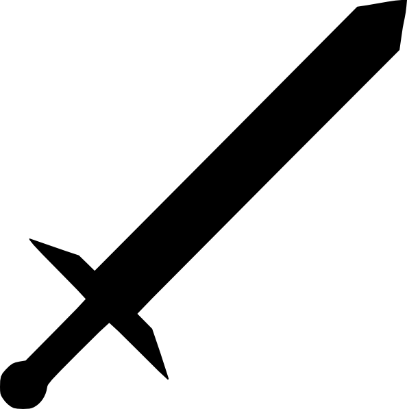Black sword raw vector for creating a logo with spectacular full hd quality