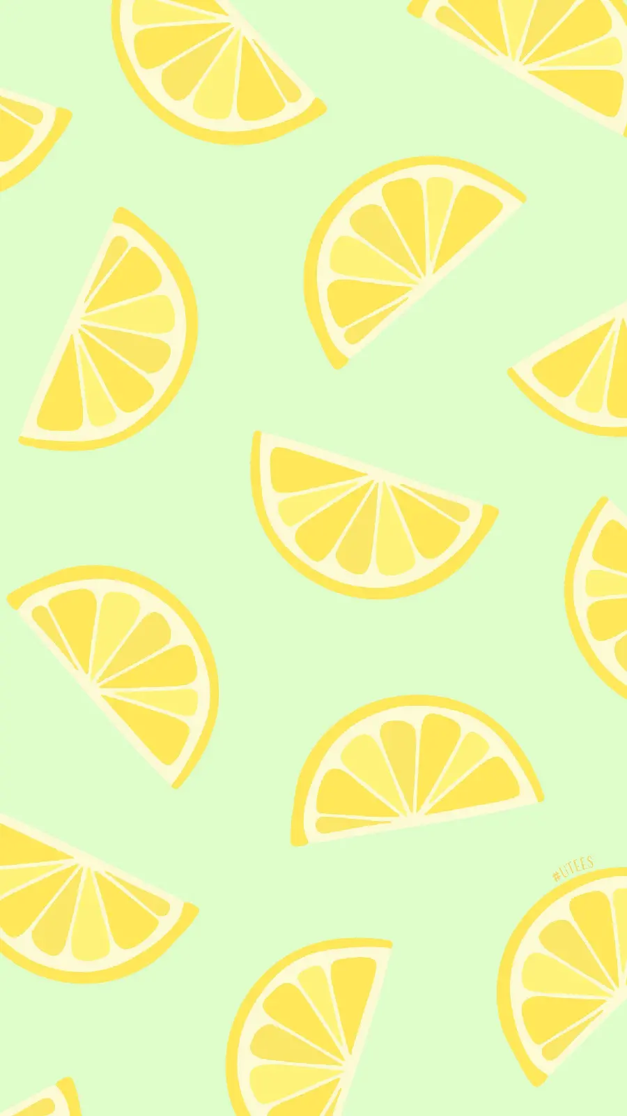 Stylish and delightful green profile picture with fantasy lemons