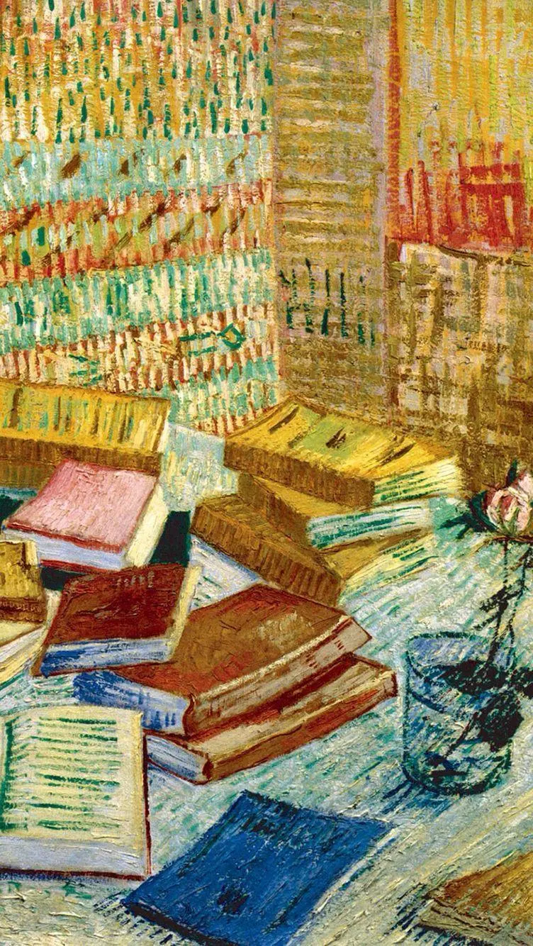 Download the painting of the library of the famous Dutch painter Vincent Van Gogh 