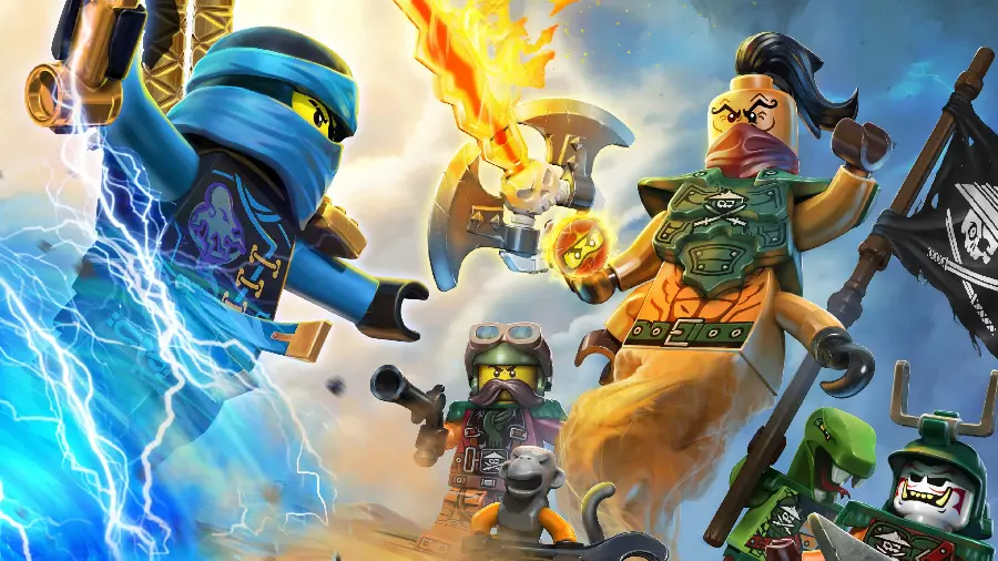 Download attractive and spectacular background of beautiful Legos fighting