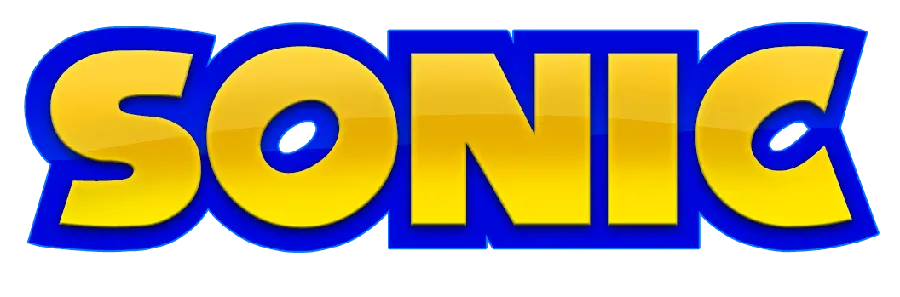 Unique and spectacular background of Sonic's English text
