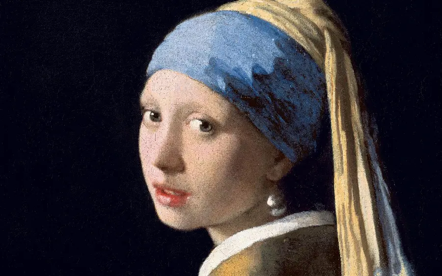 Download beautiful photo of the famous work of Johannes Vermeer called Girl with a Pearl Earring 