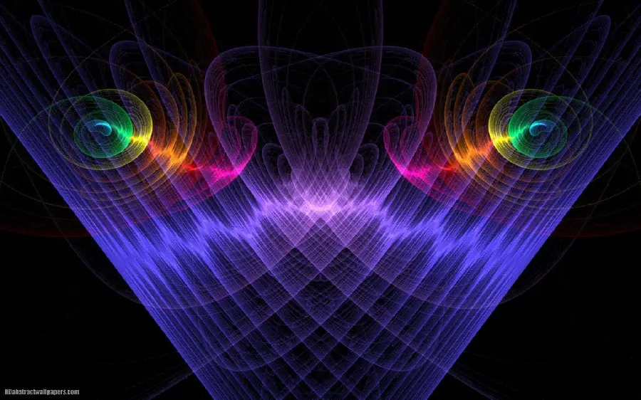 Green and Purple Waves Background for Abstract Purple Desktop and Android Background