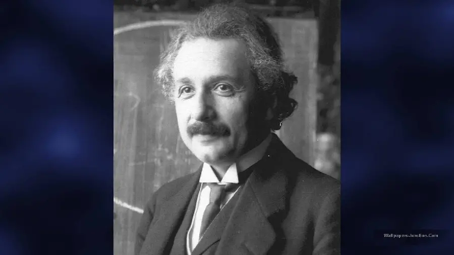 A very beautiful young portrait of the scientist Albert Einstein
