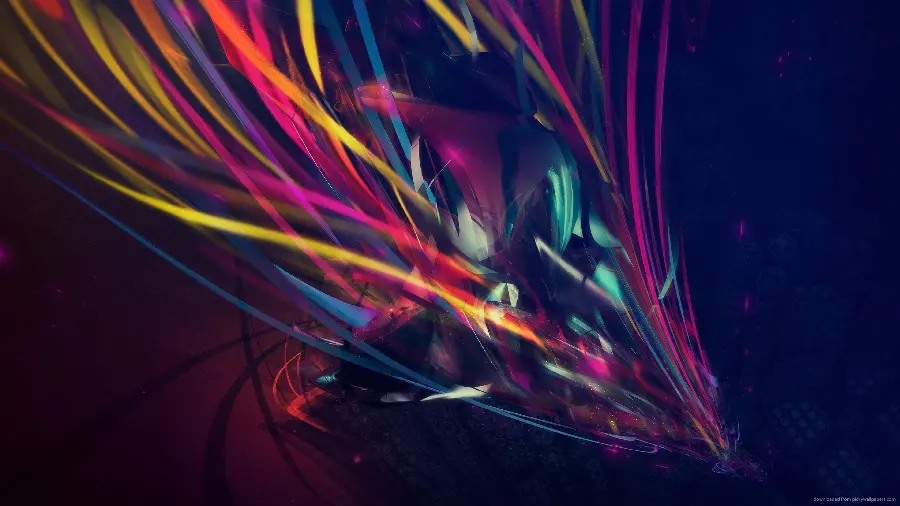 A spectacular and unique 3D abstract background suitable for desktop screen 