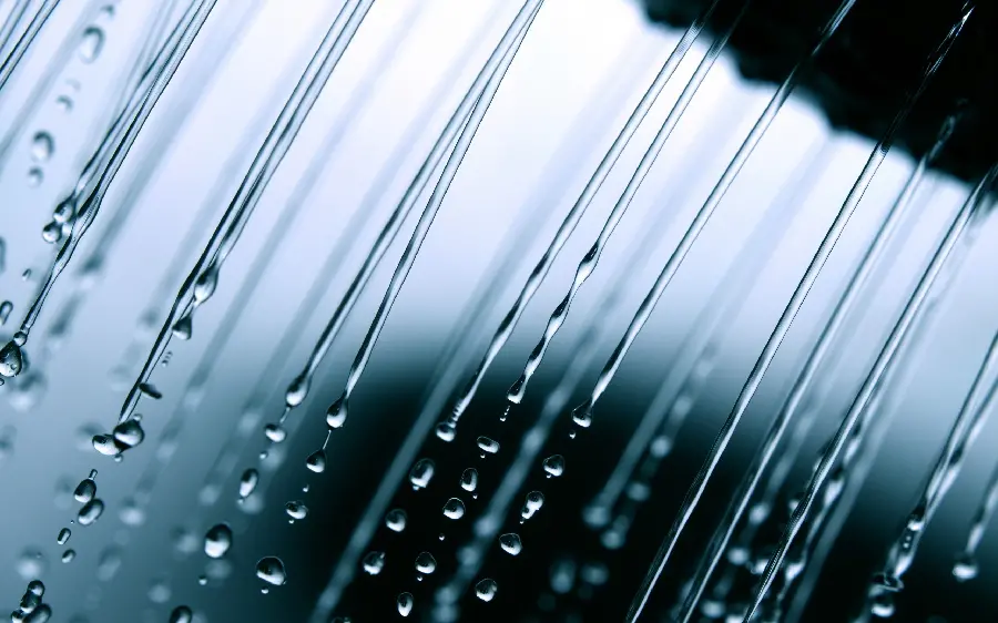 Slow motion background photo of raindrops above the sky