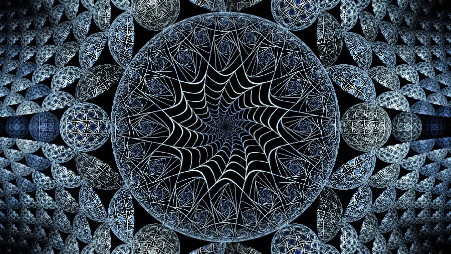 Download full HD full HD fractal photo of spectacular and interesting mathematical art