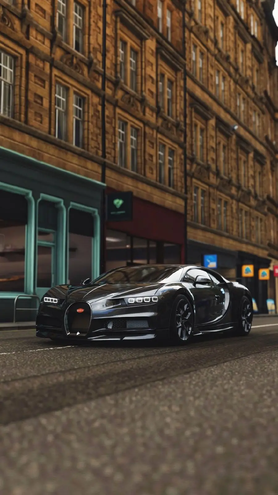 Attractive background photo of Bugatti car in the city for car lovers