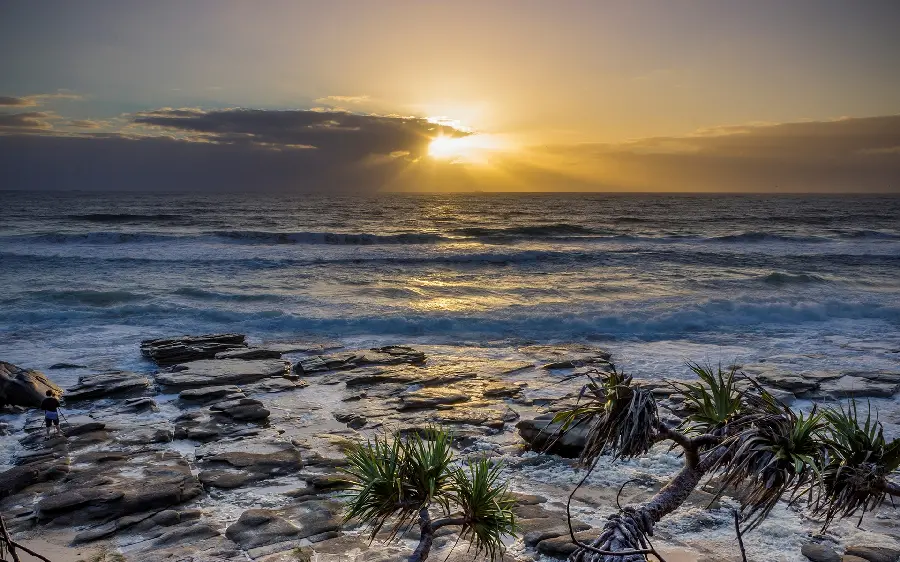 Enchanting background of a pleasant landscape in high quality 