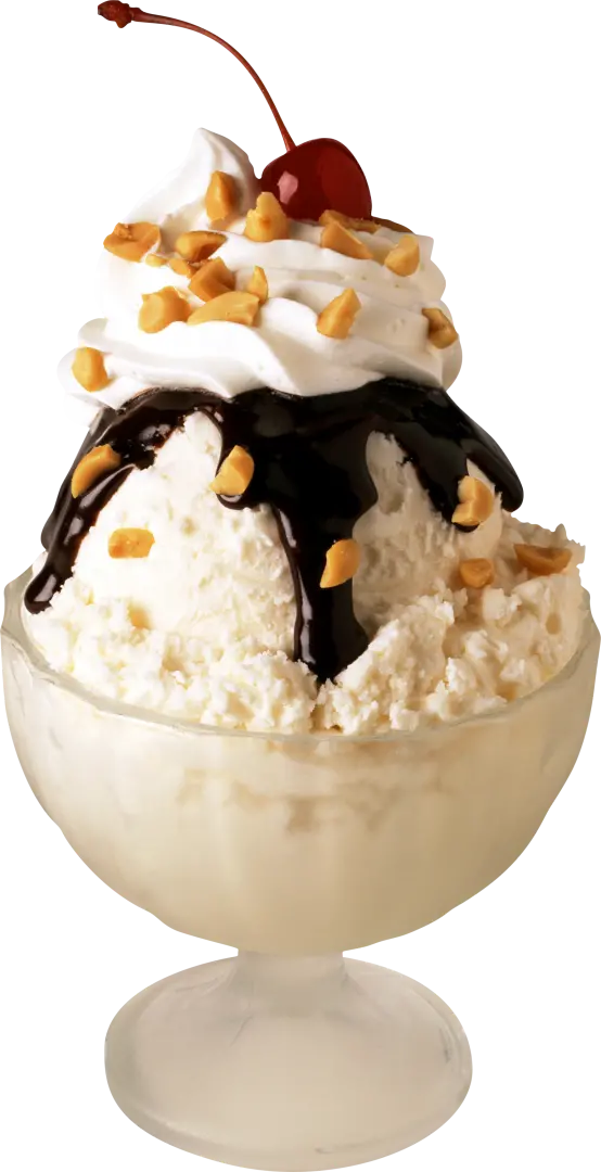 Download a free image of a coffee shop ice cream scoop decorated with smarties 
