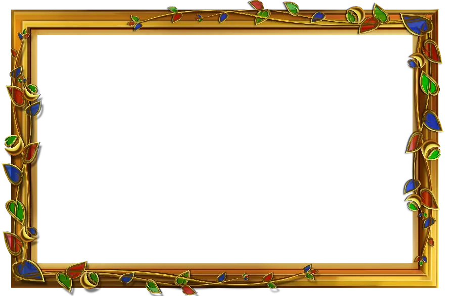Free png photo frame with dreamy flower decoration for editing martyrs' images
