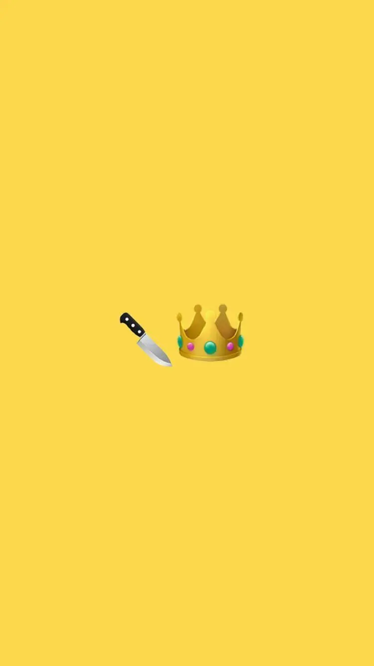 Beautiful image of a royal crown with a knife next to it