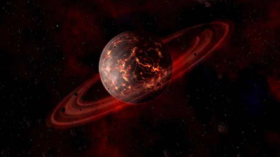 A very beautiful image of a planet in space suitable for computer wallpaper 
