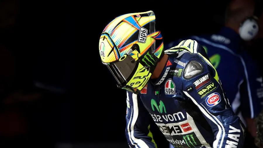Photo of a Professional Athlete with a Motorcycle Helmet in High Quality 5K