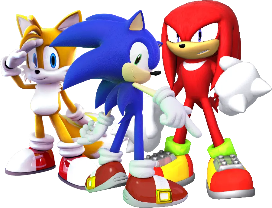 Unique and beautiful wallpaper of Sonic and his friends