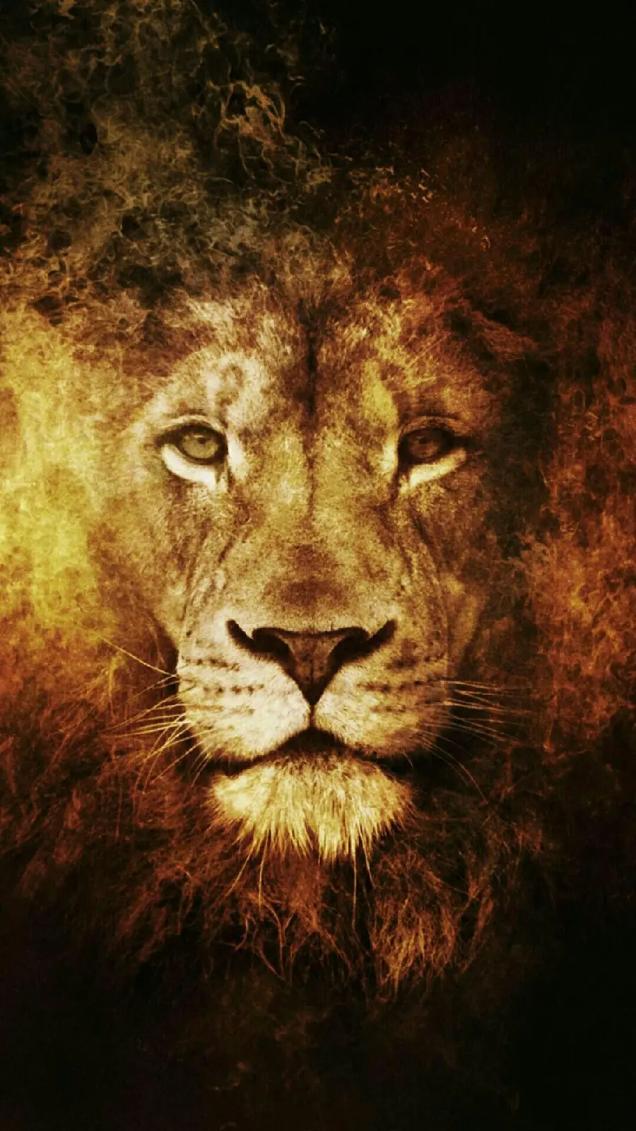 New watercolor lion boy wallpaper for iPhone 11