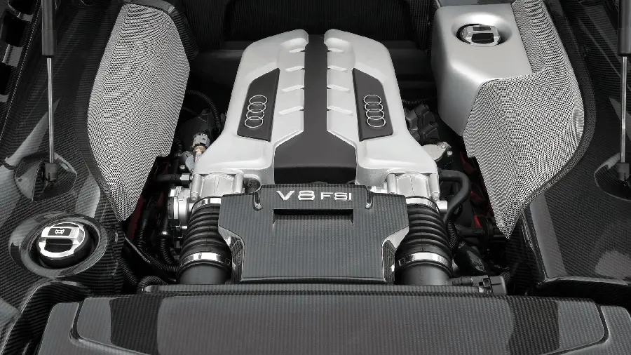 Dreamy Stock Photo of Audi Car Engine for Luxury Men's Profile