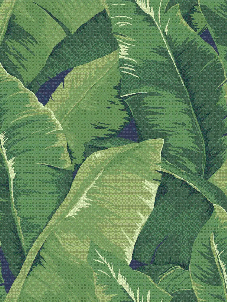 Aquarelle drawing and painting of giant banana tree-sized bugs