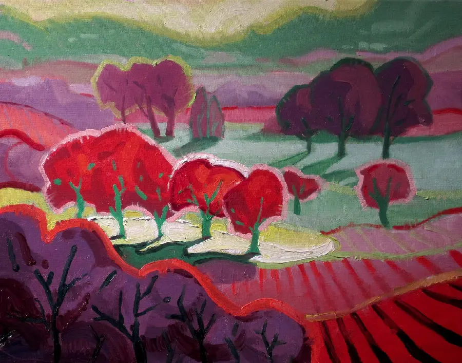 Download the Image of a Fantastic Fauvism Painting 