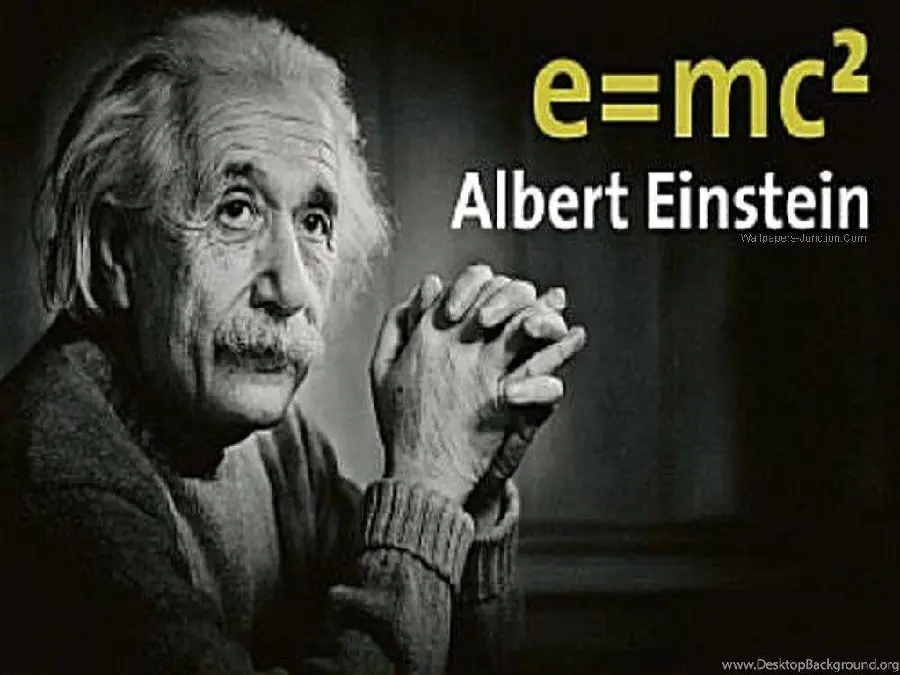 Photo of the theorist of the formula e=mc2 Albert Einstein for laptop