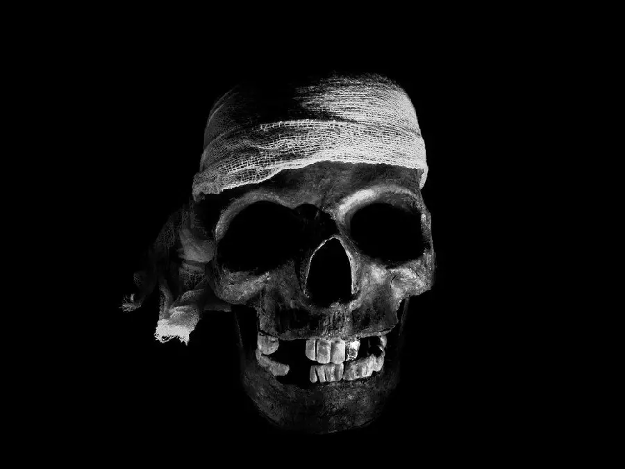 The scariest pirate skull image with excellent quality for stories