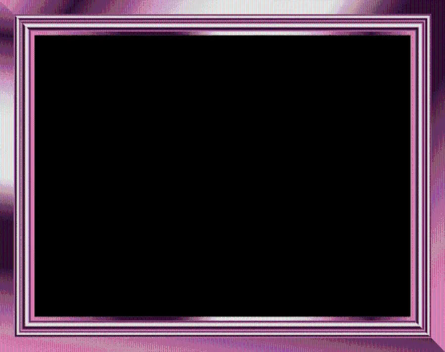 Empty png photo frame for birthday editing in shiny and joyful purple