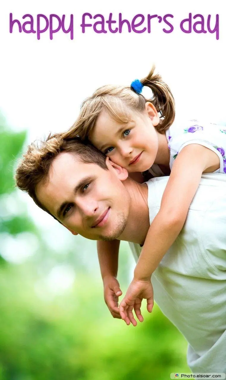Download Father and Daughter Photo for Father's Day Greetings in High Quality