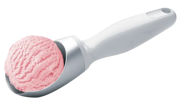 Free Download Strawberry Ice Cream Scoop PNG Image