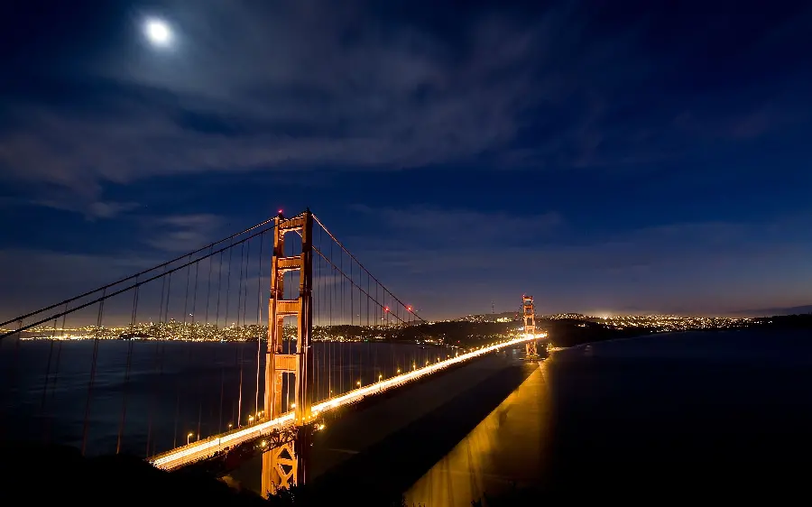 Download the new dark Golden Gate Bridge wallpaper for your computer 
