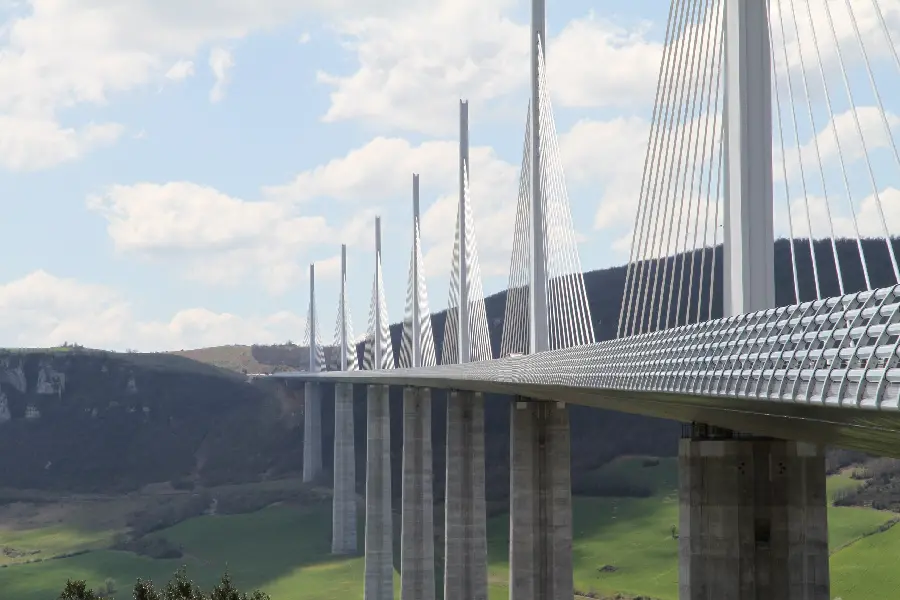 Download a very beautiful and interesting photo of the Millau Bridge, France, in high quality
