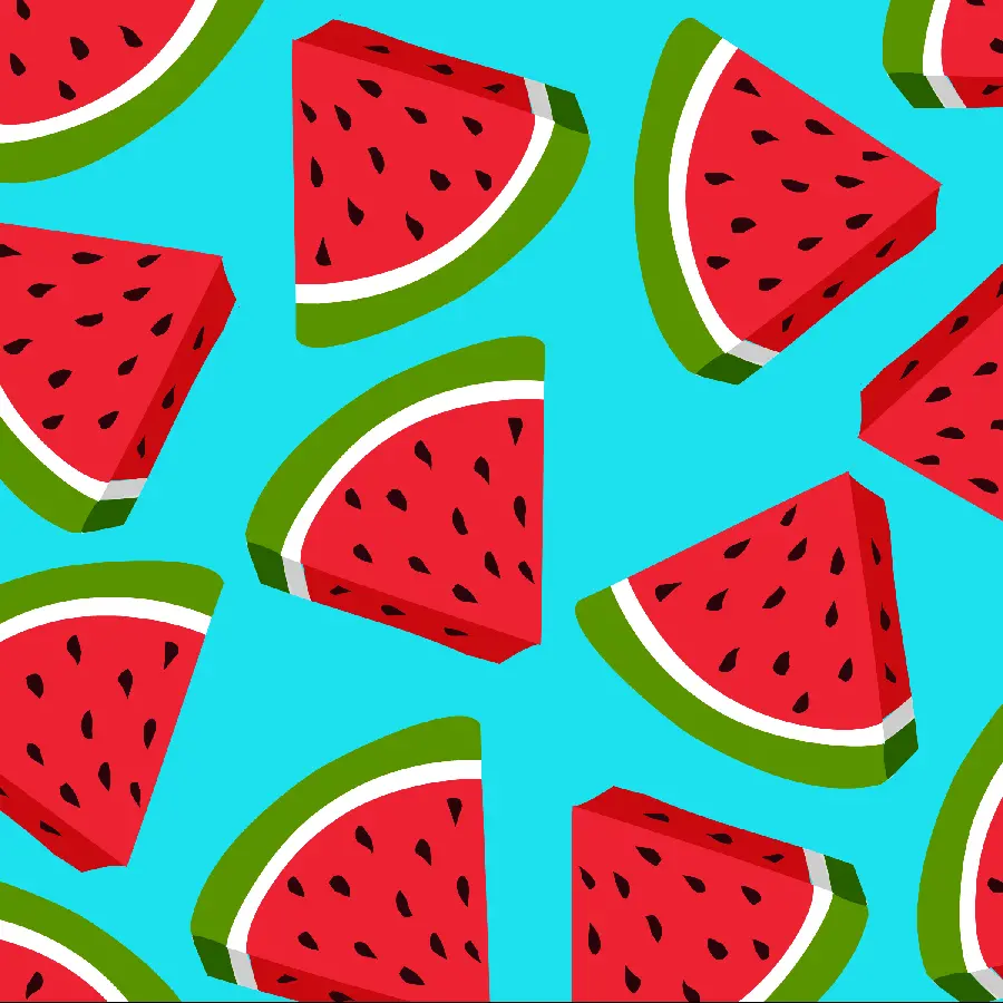 Extraordinary beautiful wallpaper of colorful and googly watermelons 