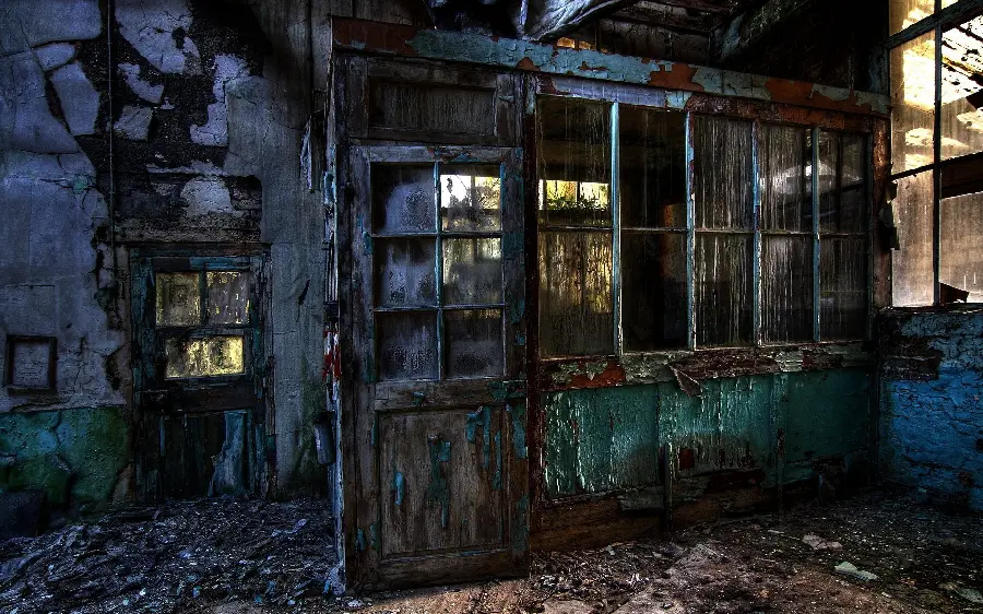 A scary, old story of a dark, abandoned house