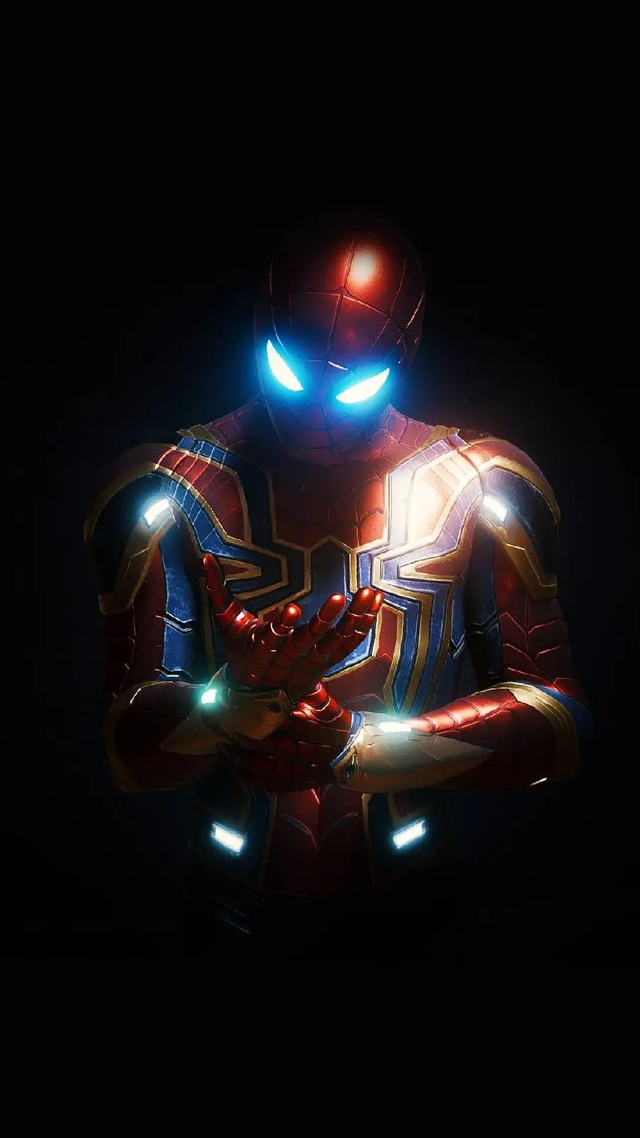Dark and stylish Spider-Man image with black background HD 