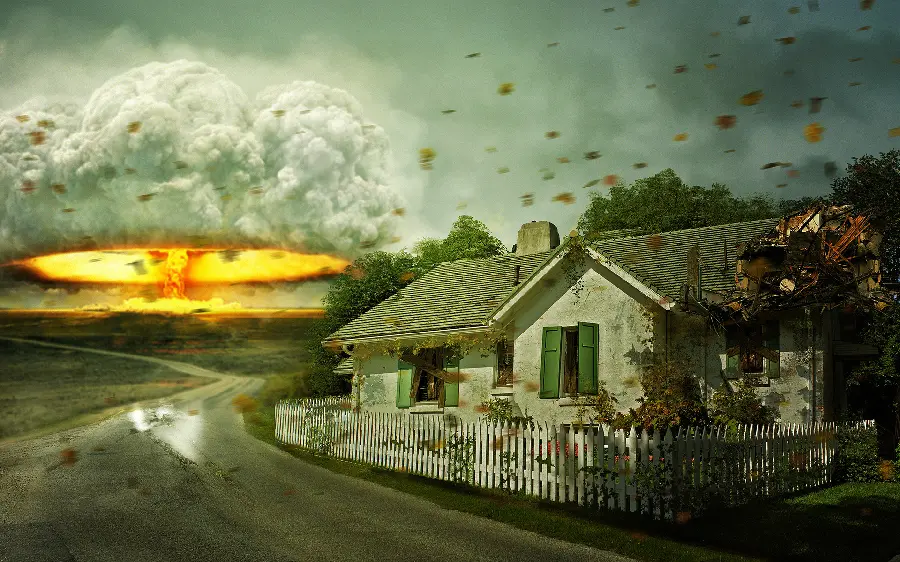  Desktop and Windows background disaster comet explosion