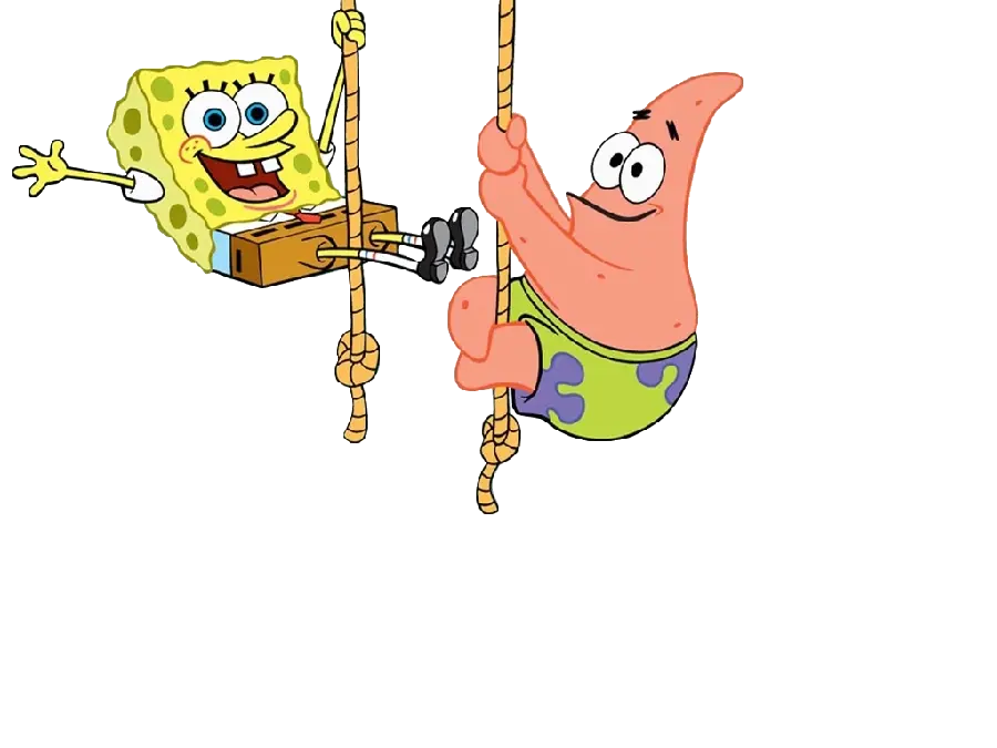 Beautiful png Patrick and SpongeBob for making a friend and friend clip