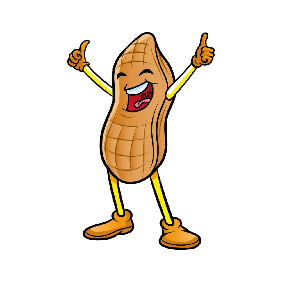 Happy and cheerful peanut fantasy png for PowerPoint