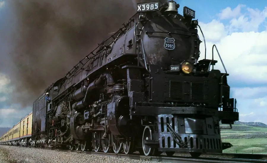 Black train locomotive profile for social networks in HD quality