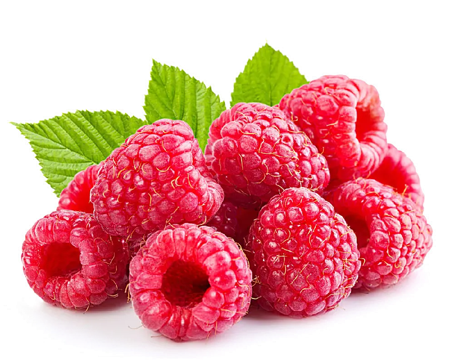 Download delicious and sour red raspberry PNG photo 
