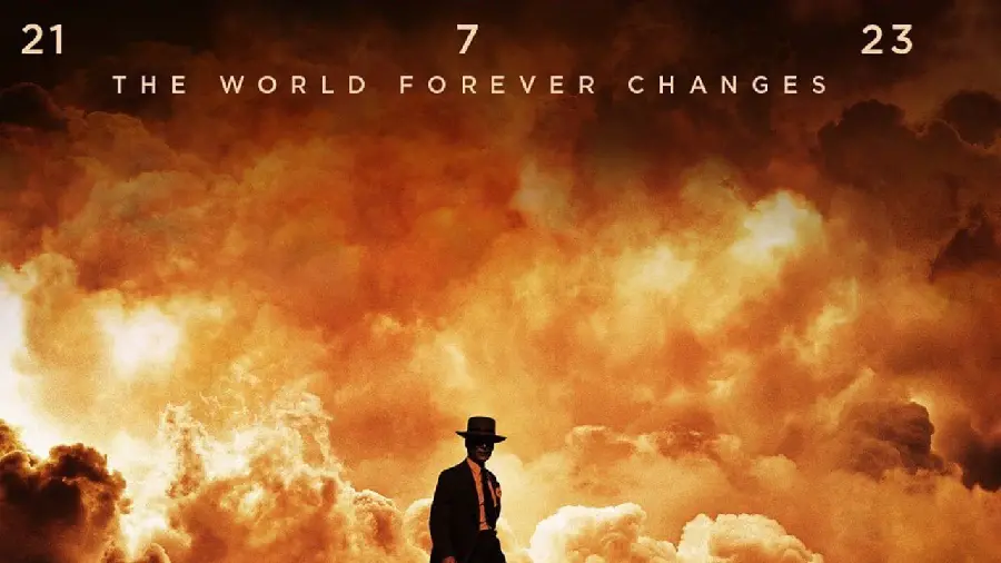Download a very interesting and spectacular image of Oppenheimer with a scary sky 