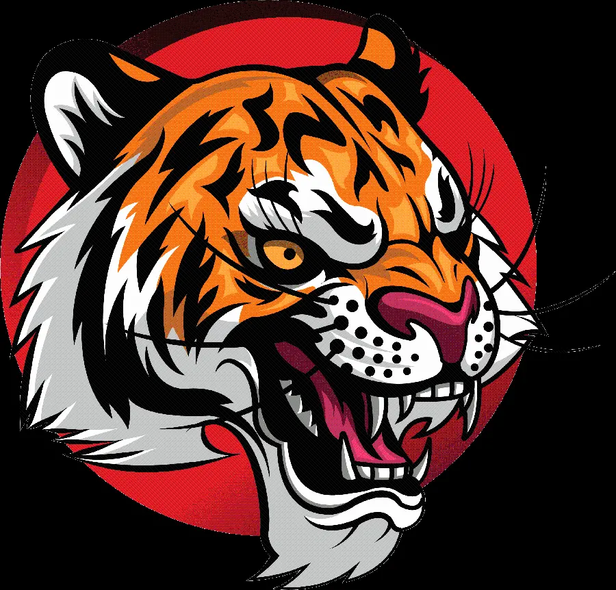 Download High Quality Teleported Tiger PNG Image
