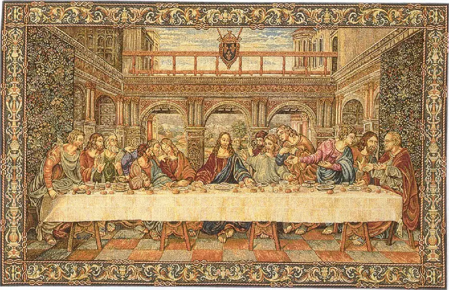 The Last Supper and the technique of perspective depth to draw the viewer's attention to the face of Christ in this painting
