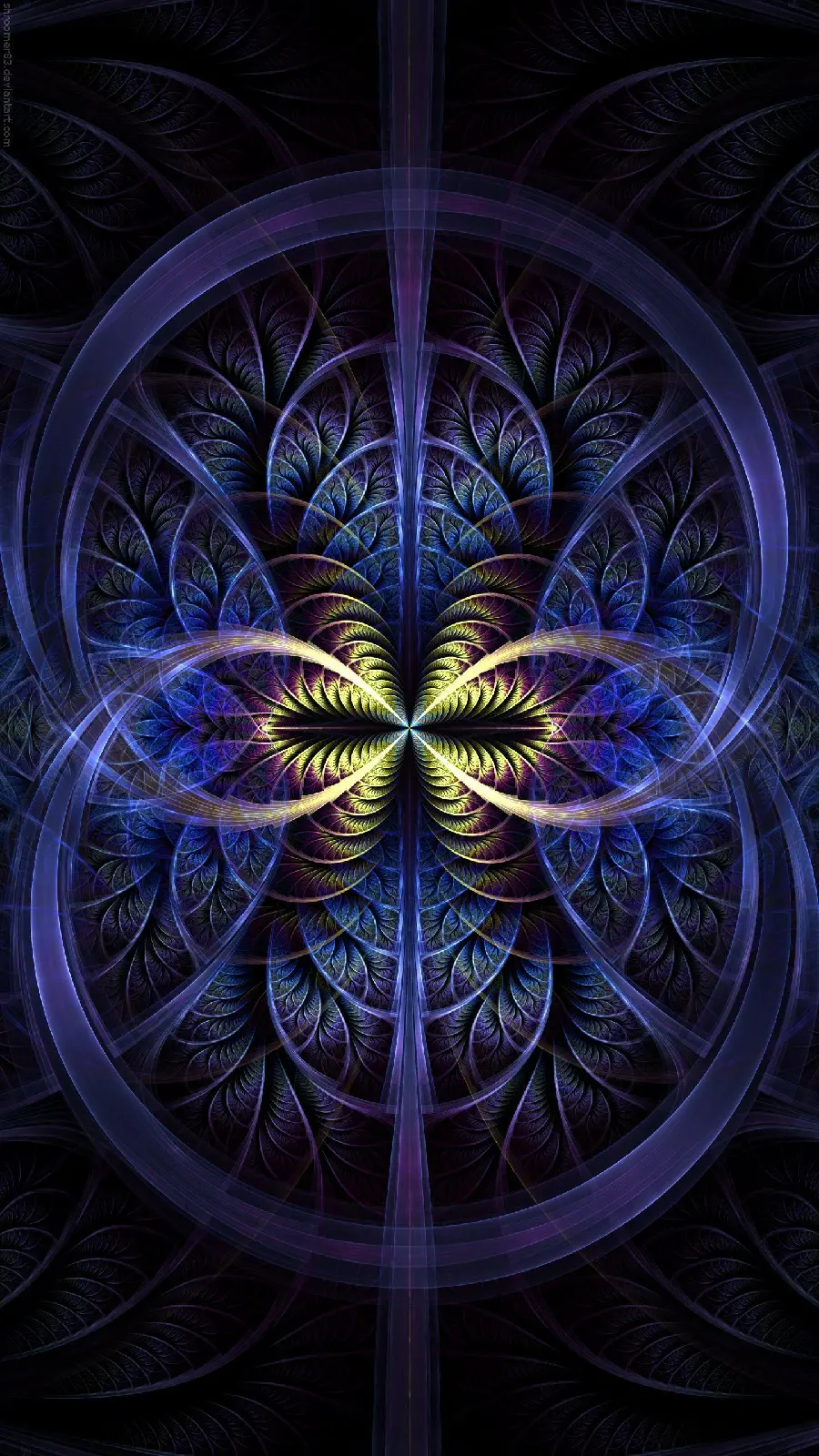 Beautiful and interesting fractal art stock photo in mathematics 