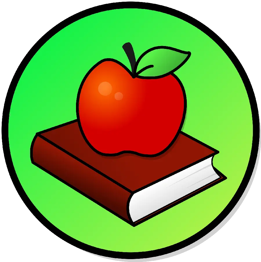 Spectacular apple and book profile for Instagram college page