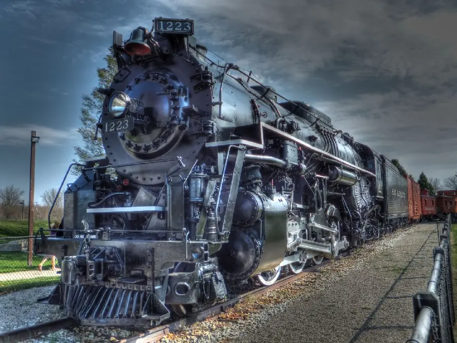 Best Old Black Locomotive Photo with Super Edit in HD Quality