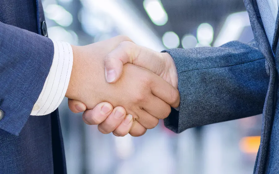 Simple handshake image and agreement