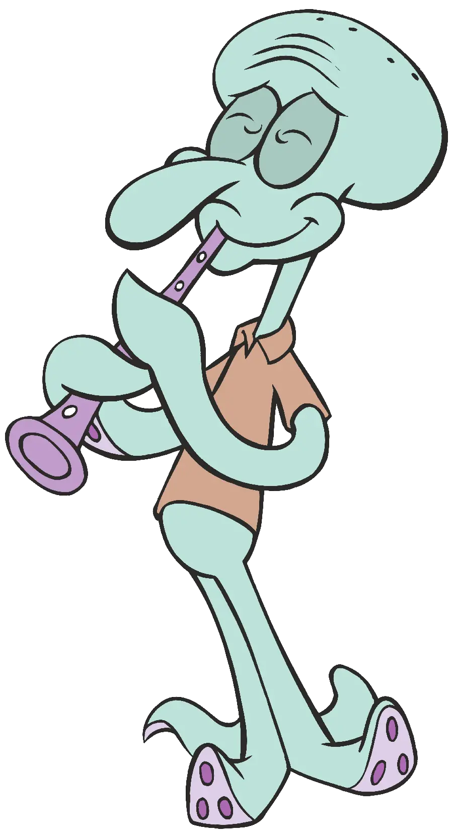 The most interesting png cartoon photo of the octopus character in SpongeBob