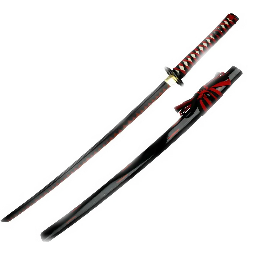 The most downloaded photo of a sword with a red-black sheath in telephoto
